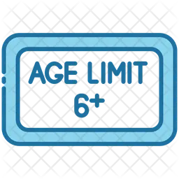 Age limit six plus  Icon