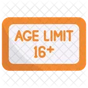 Age limit sixteen plus  Icon