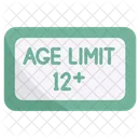 Age limit twelve plus  Icon