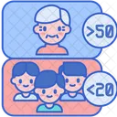 Age Segregation  Icon