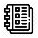 Ordre Du Jour Calendrier Plan Icône
