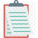 Agenda Clipboard Document Icon