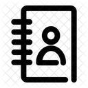 Interfaz De Usuario Ui Agenda Telefonica Libro Icono
