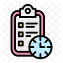 Agenda Time And Date Clipboard Icon
