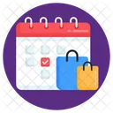 Recordatorio De Compras Agenda De Compras Calendario De Compras Icono