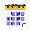 Agenda De La Reunion Reunion Negocios Icono