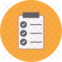 Agenda Checklist Plan Icon