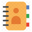 Agenda Notebook Bookmark Icon