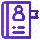 Agenda Book Contact Icon