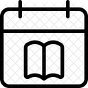 Horario De Livro Horario De Estudo Horario De Leitura Ícone