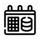 Agendamento Dados Backup Ícone