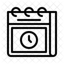 Agendamento Datas Planejador De Escritorio Icon