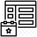 Agenda Programa Agenda Ícone