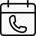 Agendamento de chamadas  Ícone