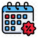 Calendário de descontos  Icon