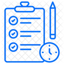 Cronograma de teste  Ícone