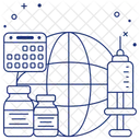 Calendario De Vacinas Calendario De Vacinas Diario Ícone