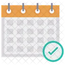 Verificar Cronograma Concluir Tarefa Verificar Ícone