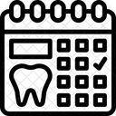 Agendamento odontológico  Ícone
