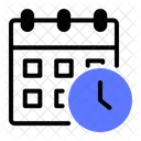Agenda Calendario Hora Ícone