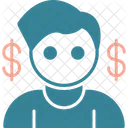 Business Man Support Icon