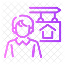 Agent Seller Marketing Icon