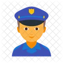 Ragazzo Berretto Poliziotto Icon