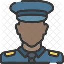 Agente Di Polizia Maschio Polizia Legge Icon