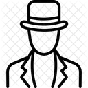 Agenten Makler Zuhalter Symbol