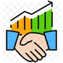 Business Commitment Handshake Icon