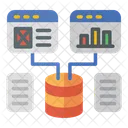 Aggregate Data Database Icon