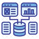 Aggregate Data Database Icon