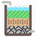 Aggregate Solid Particles Icon