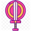Aggro Kampfspiel Schlacht Symbol