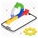 Agil Desenvolvimento Scrum Ícone