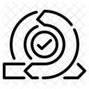 Agile Approach Agile Flexible Strategy Icon