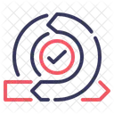 Agile Approach Agile Flexible Strategy Icon