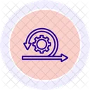 Agile Development Color Circle Icon Icon