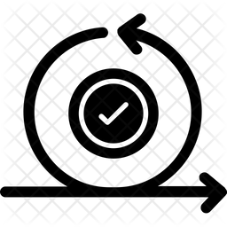 Agile Iteration Icon - Download in Glyph Style