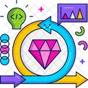 Agile Values Premium Diamond Icon