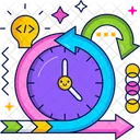 Agility Time Clock Icon