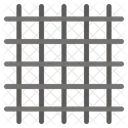 Simplificar Grade Vertical Wireframe Ícone