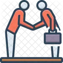 Apreton De Manos Respetado Icono
