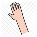 Agitar la mano  Icono