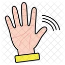 Agitar la mano  Icono