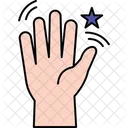 Agitar la mano  Icono