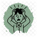 Agitated Irritated Flustered Icon