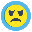 Emoji Triste Emoticon Sorridente Ícone