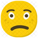 Emoji Triste Emoticon Sorridente Ícone