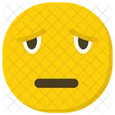 Emoji Triste Emoticon Sorridente Ícone